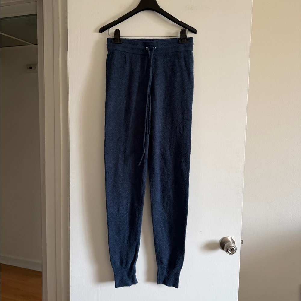NWT KNIX Dark Teal Cozzzy Track Pant Soft Fuzzy Joggers size Small